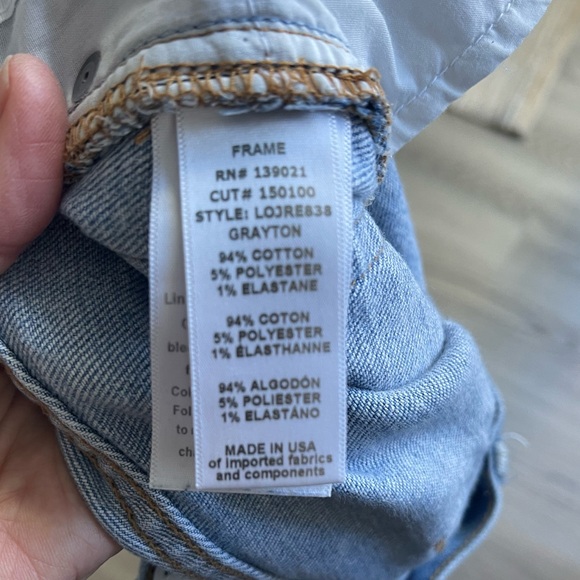 FRAME Le Original denim jeans size 28 - Picture 11 of 12